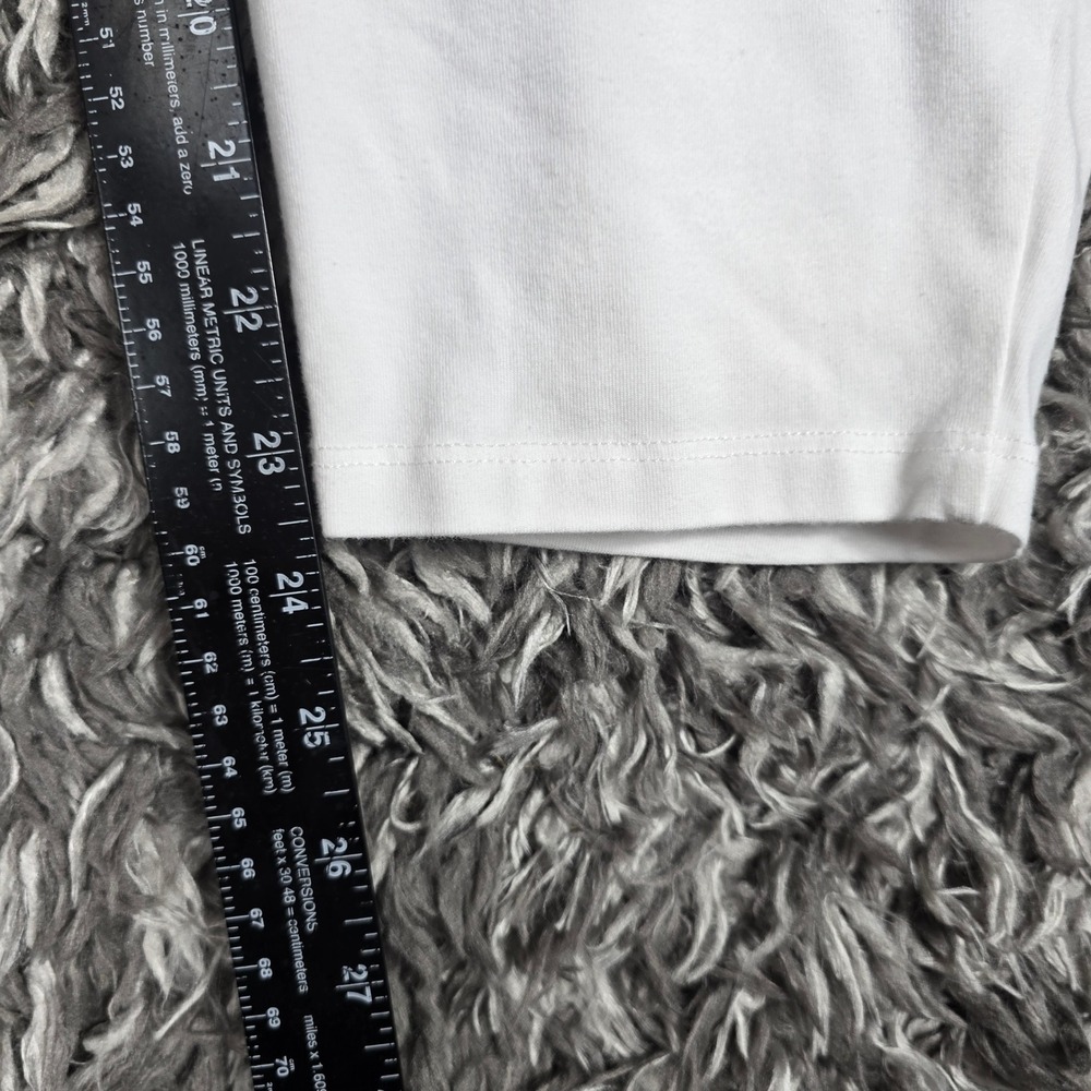 Eileen Fisher White Cotton Spandex Drawstring Jogger Pants Large Made in USA - Picture 9 of 10